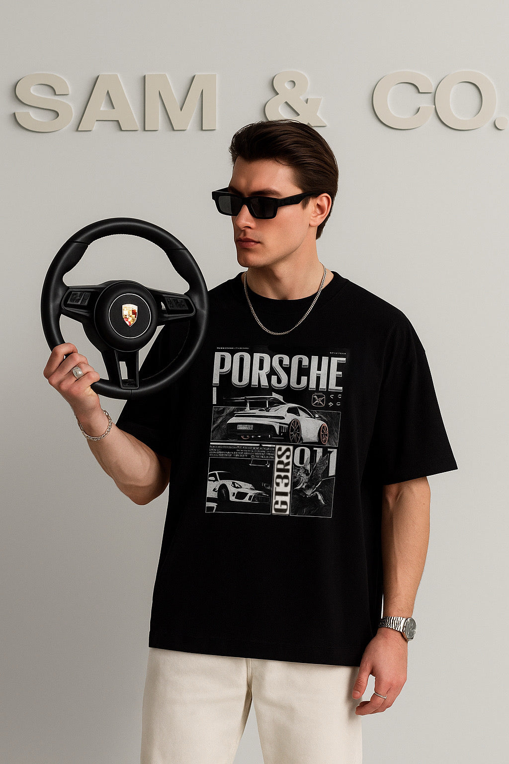 Porsche GT3RS Terry Oversized Tee By SAM & CO.
