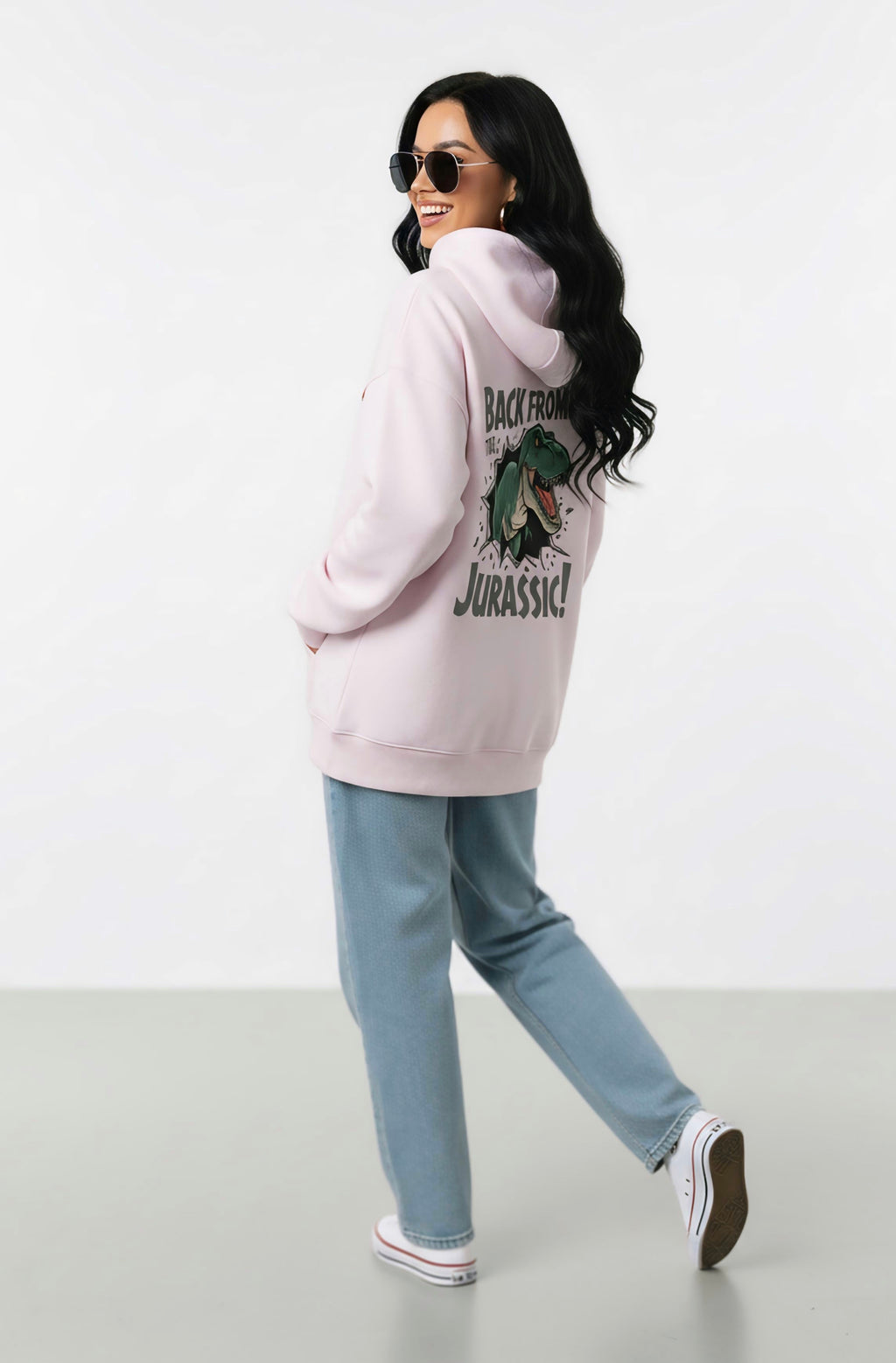 Jurassic Unisex Oversized Hoodie by SAM & CO.