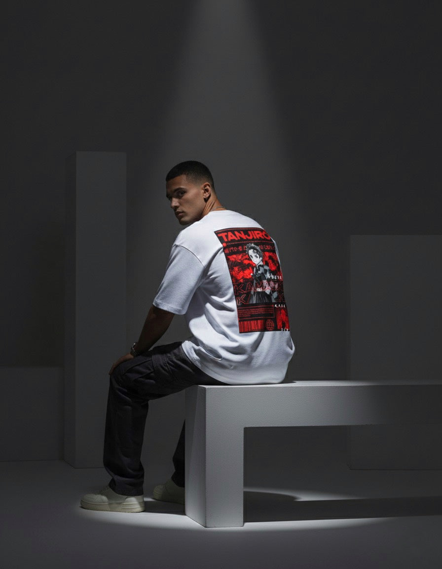 Demon Slayer Unisex Oversized tee by SAM & CO.