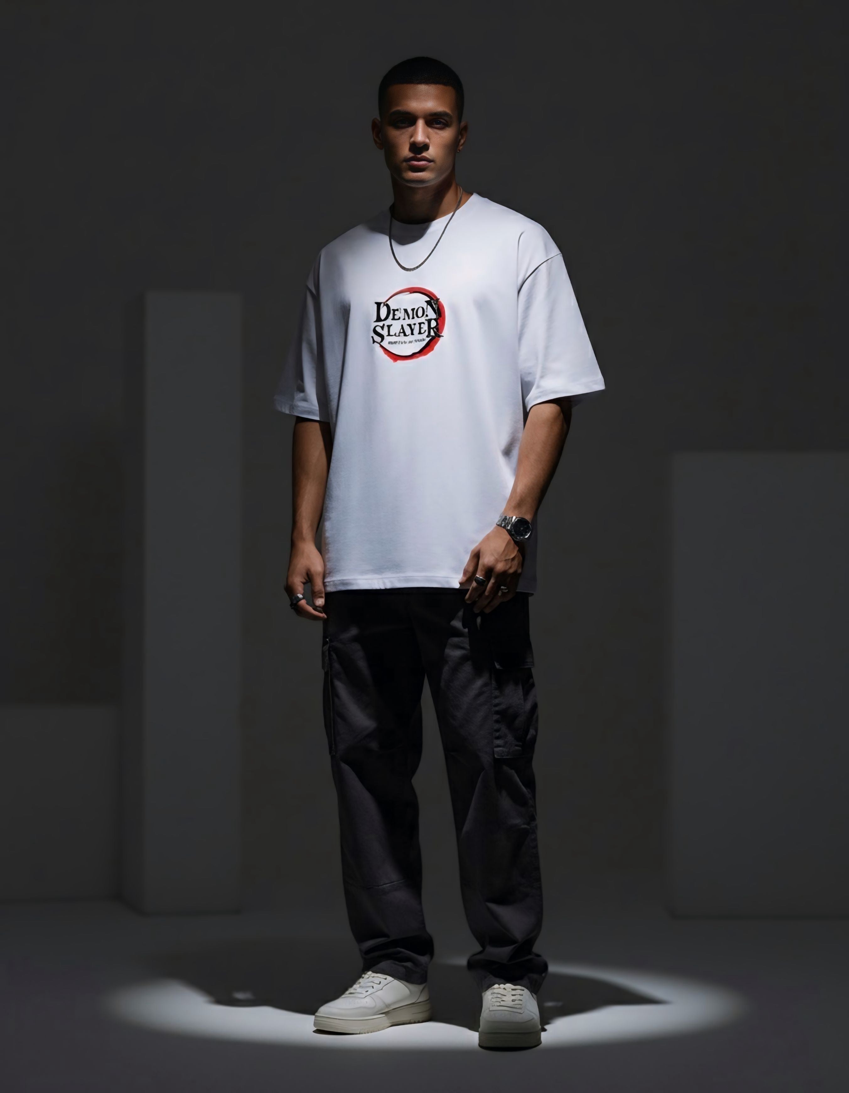 Demon Slayer Unisex Oversized tee by SAM & CO.